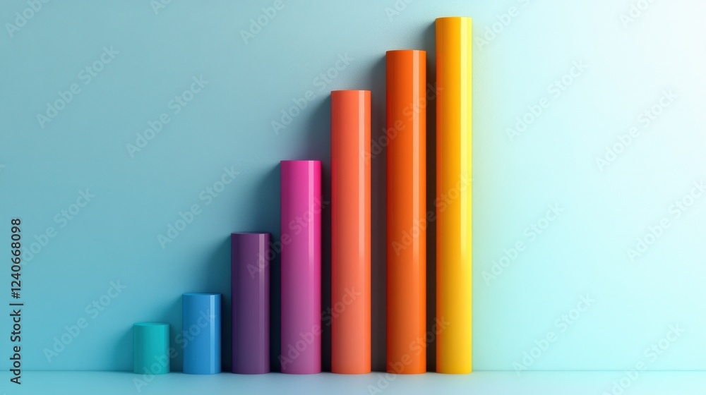 Aufkleber a vibrant bar graph comparing calorie expenditure during high- and low-impact exercises