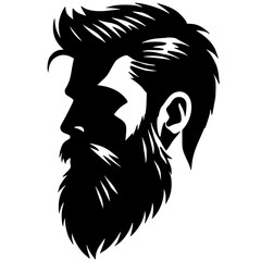 Silhouette of a gentle man