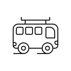 Road Travel icon vector stock illustration