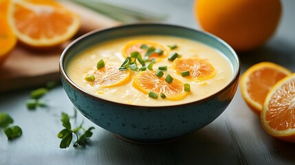 Ming citrus batter prepared yourself using citrus juice and jello