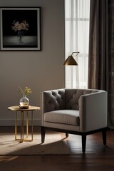 Elegant Upholstered Armchair
