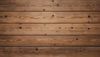Naklejka premium Close-up of warm, natural wood planks.