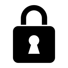 Lock Glyph Icon Design