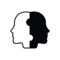 Relationship vector icon