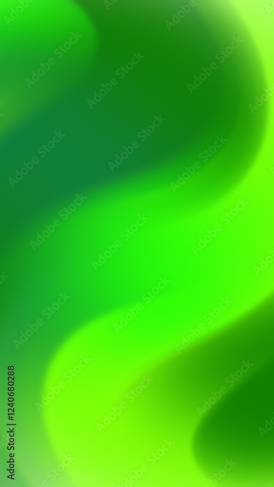 Poster abstract green swirls: a vibrant and dynamic gradient background image