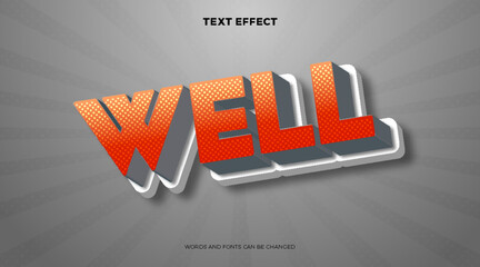 fully customizable 3d text effect