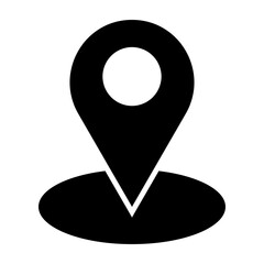 Location Glyph Icon Design