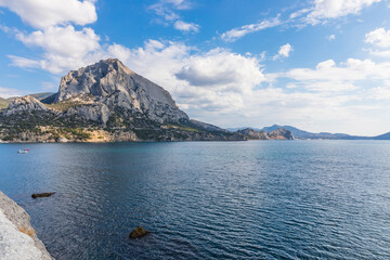 Views from the Golitsyn Trail - a mountain trail carved on the slope of Mount Koba-Kaya, located...