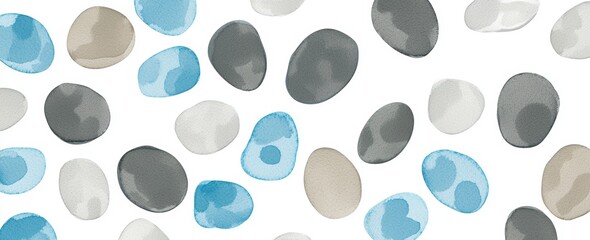 In a backdrop of science and healthcare, a blue and white abstract virus particle floats around