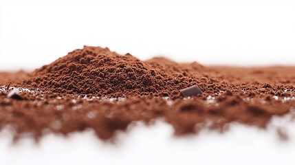 Macro shot of chocolate surface