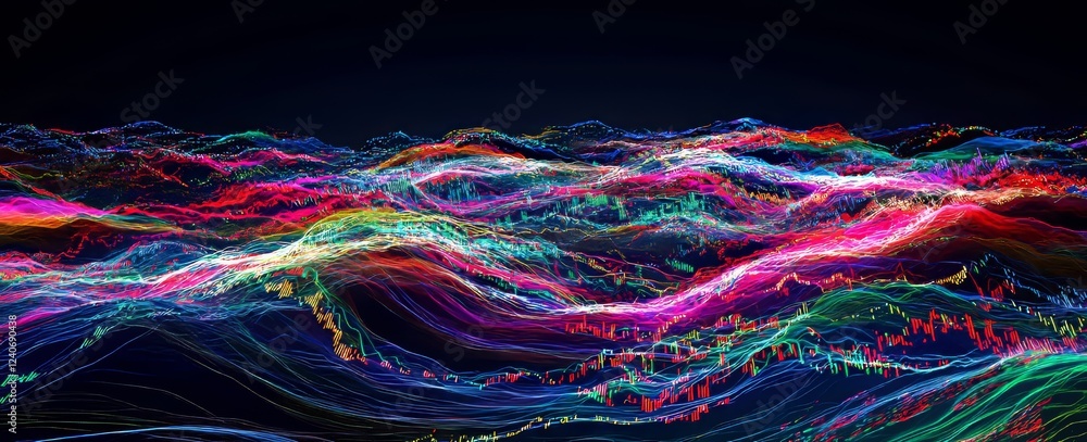 Aufkleber utilizing sophisticated data visualization techniques to effectively analyze stock market volatility