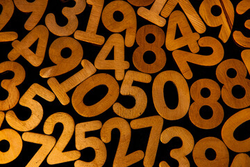 Abstract background with random numbers. Business pattern. banking activity and mathematics.