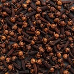 Aromatic Abundance: A Close-Up of Dried Cloves