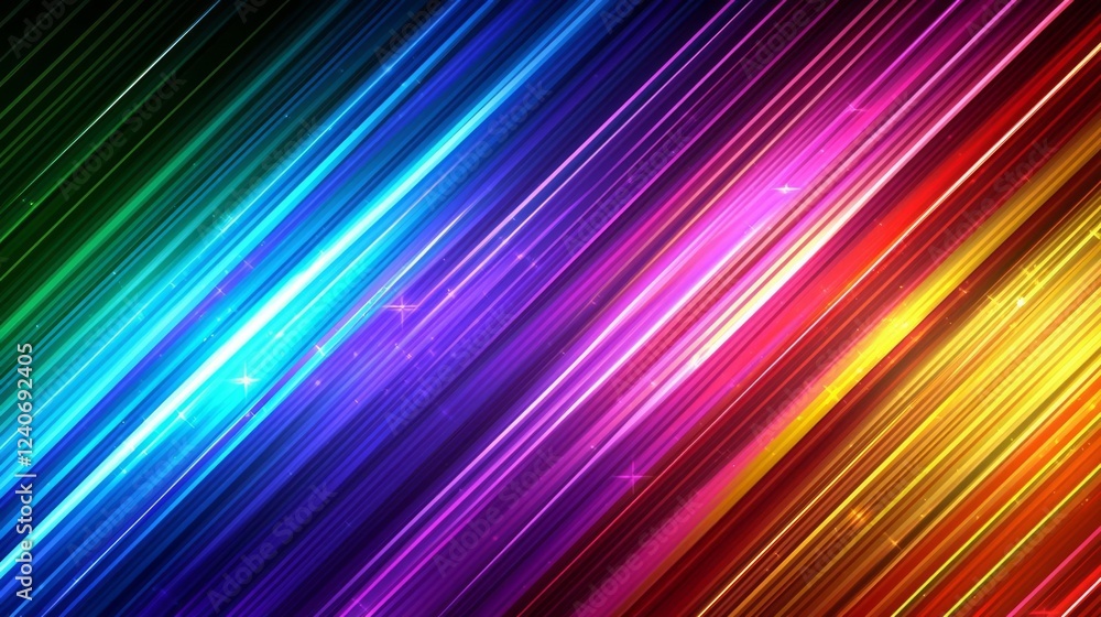 Aufkleber abstract background multicolor striped seamless pattern. pattern for web-design, presentations, invi