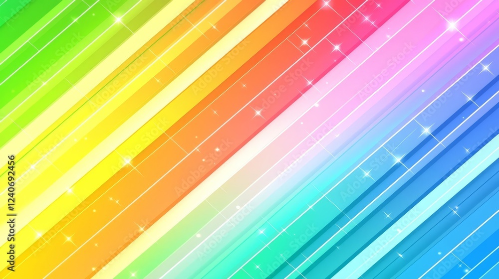 Poster abstract background multicolor striped seamless pattern. pattern for web-design, presentations, invi
