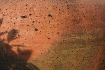 Pottery handicrafts include water jars and vases made from baked clay.