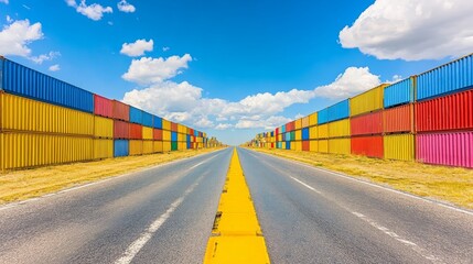 Cargo container documentation review, ensuring certification and compliance for secure and efficient global shipping logistics. Transportation and trade.