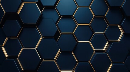 Abstract Hexagon Pattern