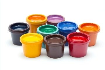 Vibrant Paint Pots for Creative Expression