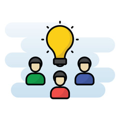 Brainstorm  vector icon