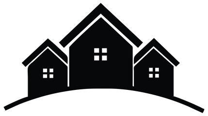 Home icon vector line. Vector house icon for web, graphic design, internet