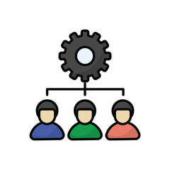 Team Project vector icon