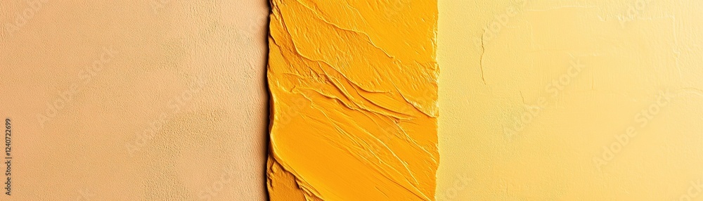 Poster this gradient transitions from deep golden yellow at the top to pale lemon yellow at the bottom, off