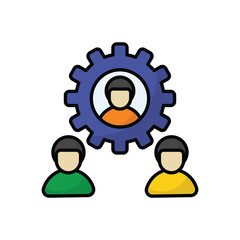 Staff Training vector icon
