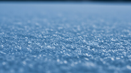 Obraz premium Close-Up of a Frozen Snowfield