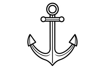 anchor on a white background