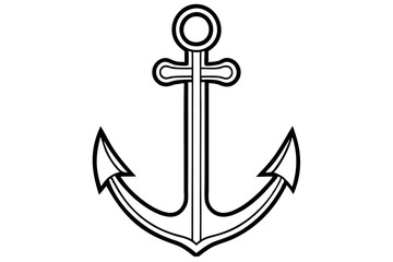 anchor on white background