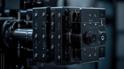 Obraz premium Advanced Industrial Equipment with Precision Components and Design