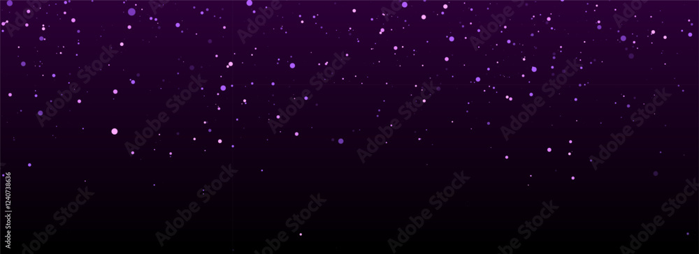 Aufkleber vector dust particles with bokeh effect. abstract purple magic background.