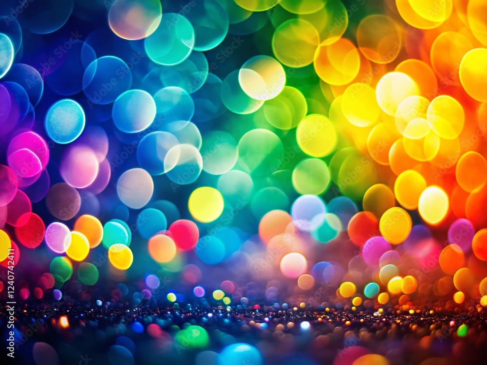 Poster abstract gradient shapes: modern minimalist colorful background