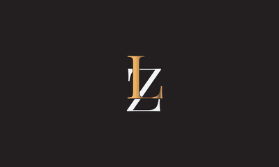 Fototapeta premium LZ, ZL, Z, L Abstract Letters Logo Monogram