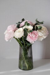 Bouquet of colourful spring flowers