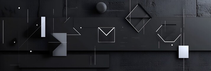 A minimalistic Facebook banner template with a soft gradient background and a motivational quote