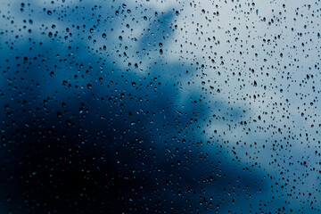 rain drops on window