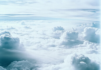 Obraz premium Beautiful sky with clouds, cinematic photography, hyperrealistic 