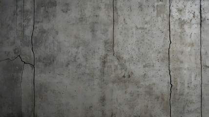 A rough, industrial-style concrete wall texture with visible cracks, stains, and subtle variations in color. The surface should feel raw and unpolished, with a cool gray tone that enhances the urban a