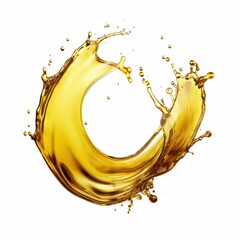 Obraz premium Olive Oil Splash with Dynamic Motion and Vivid Coloration Captured in High Definition for Culinary and Food-Related Applications