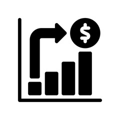 wealth glyph icon