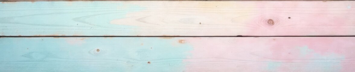 Obraz premium Subtle pastel wood plank pattern, distressed look, light pastel colors, background, fence