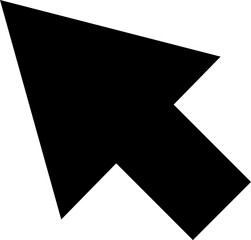 Click icon set. pointer arrow icon. cursor icon vector