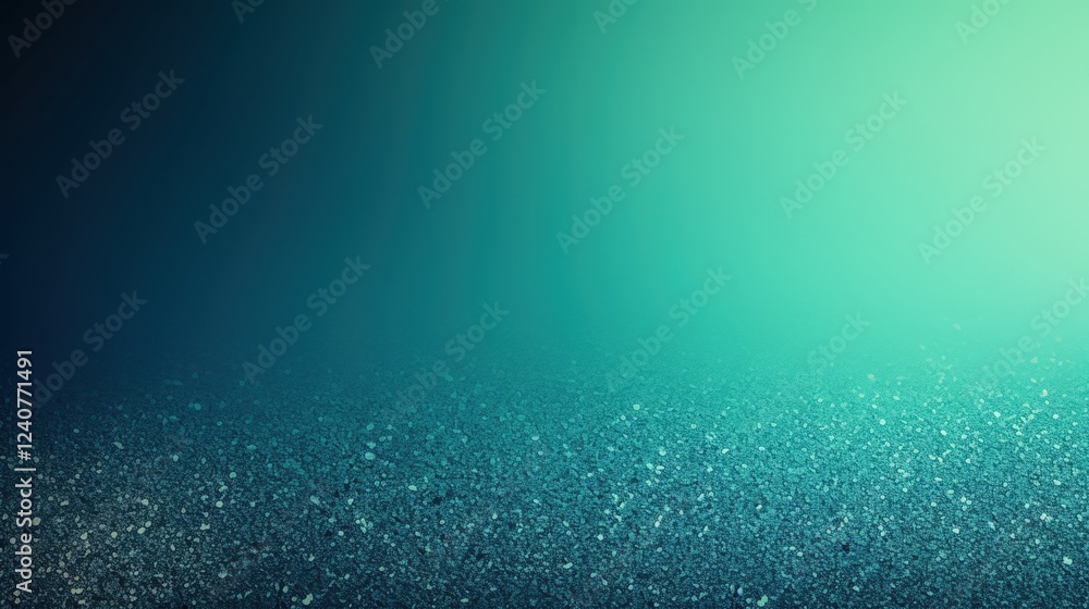 Aufkleber teal and green gradient background with grainy texture and soft blue accent ideal for digital design