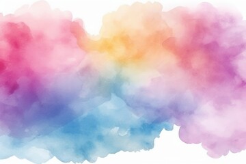 Abstract Watercolor Background with Soft Pastel Colors Blending in Beautiful Harmony for Creative Projects and Artistic Designs