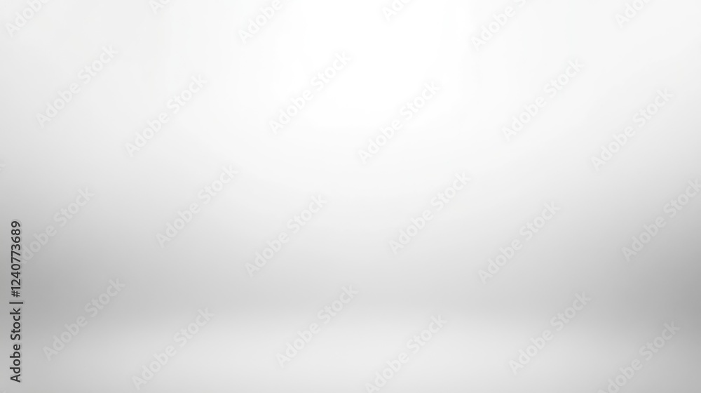Poster a subtle white gradient on a wide-screen canvas, with a blurred background offering a minimalist spa