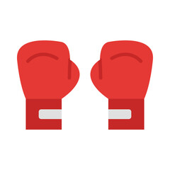 Boxing glove flat icon