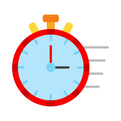 Stopwatch flat icon