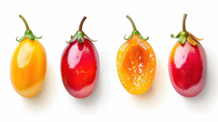 dates isolated on white